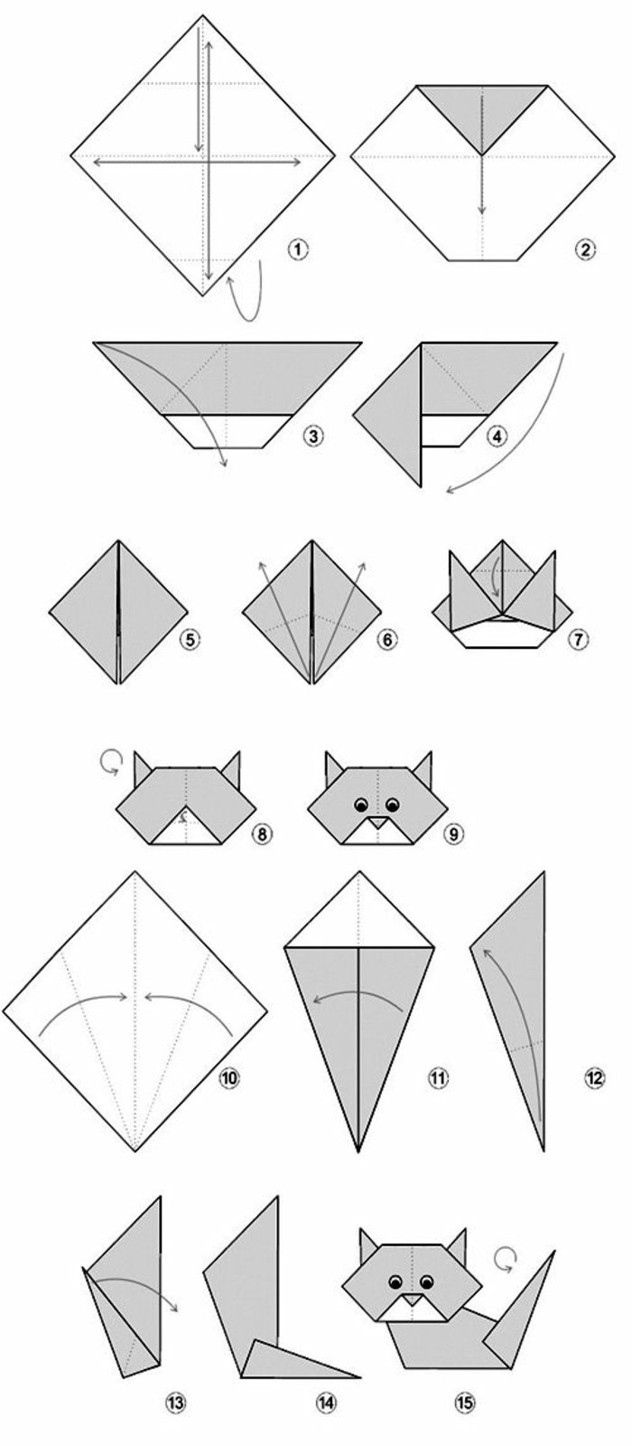 origami rimpel origami vouwen instructie Origami-vouwtraditie plooitechniek papier-