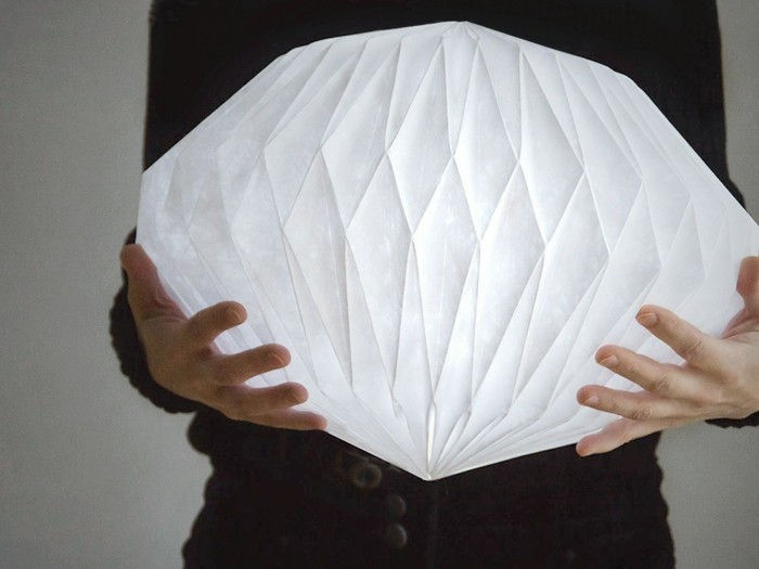 origami-abażur-DIY pomysł