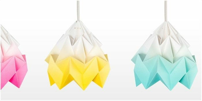 origami abażur-człowiek-może-dostosować-swój-niestandardowy-abażur origami