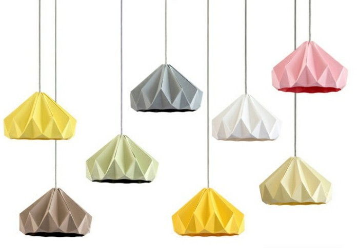 origami-klosz-oryginalne origami abażury