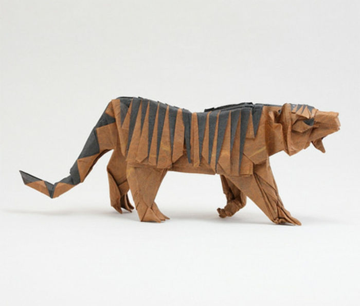 Origamio gyvūnai-a-tigras