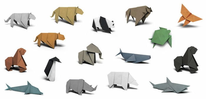 Origami-gyvūnai-įdomu-DIY idėja