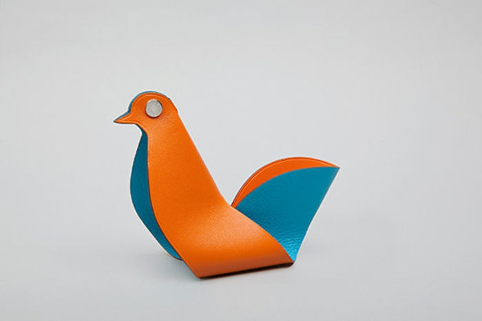 origami-dyr-fugler-in-rød og blå