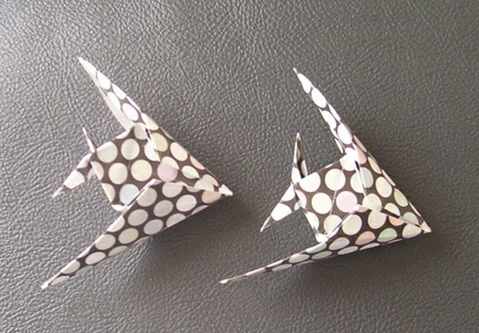 Origami-gyvūnai-du šlovingą-žuvis