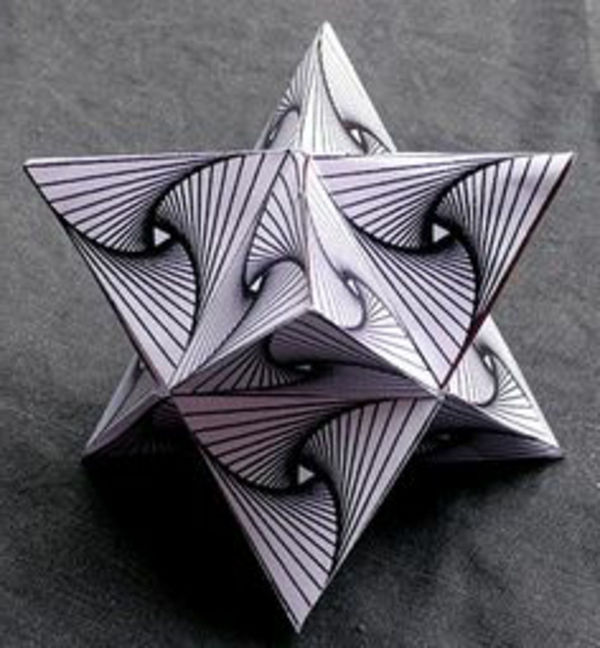 origami-to-jul-slående-stjärna