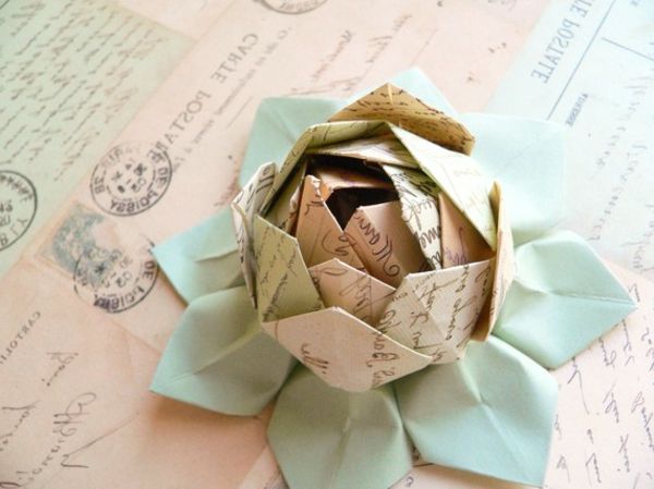 origami-briefpapier-flower