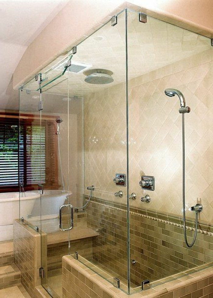 Originálne atraktívny-sklenená stena-sprchovací moderné Outfit