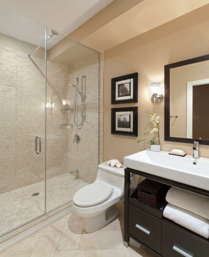 pomysły oryginalne, piękne łazienki, kabina prysznicowa-pra-projekt-z-lustrem