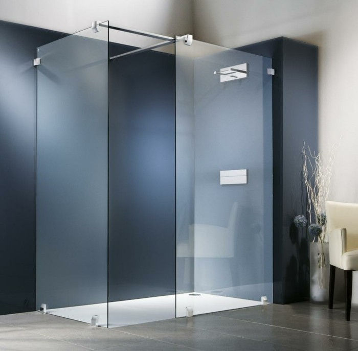 originálny a elegantný sklo, sprchovací kút-super-chic-bad-interiér
