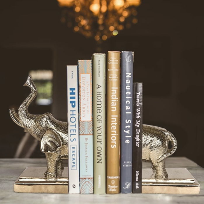 Bookstand Silver Elephant, julklapp idé att inspirera, snabba och enkla gåvor att välja mellan