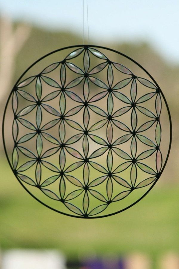 Orijinal-yaratıcı-Fensterdeko-geometrik-rakamlar-çiçek-of-hayat-