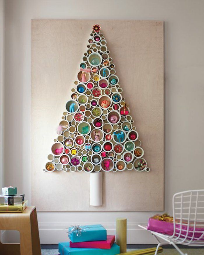 Pôvodne weihnachtsdeko-nápady-múr designu vianočné