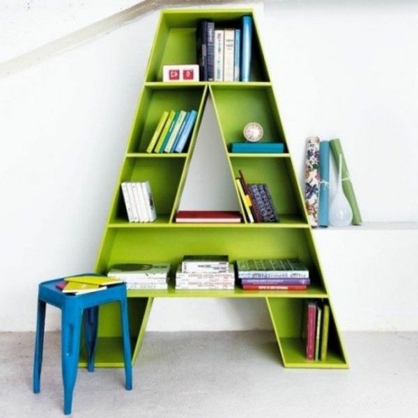 Bookshelf Letter ontwerpen originele Green Children's