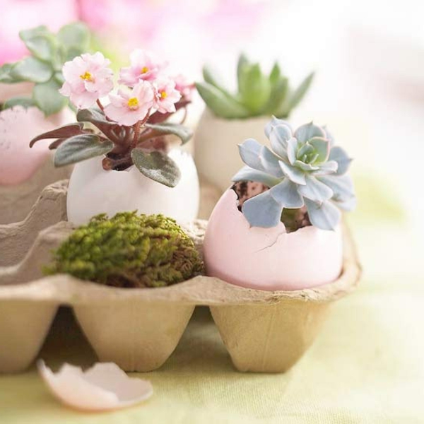 eggs-ideeën-to-decoration Easter ideeën-fabriek-in-eierschalen