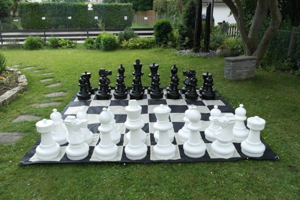 lauko šachmatai sodo šachmatų kilimėlis