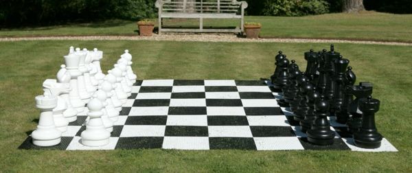 utomhus schack trädgård schack