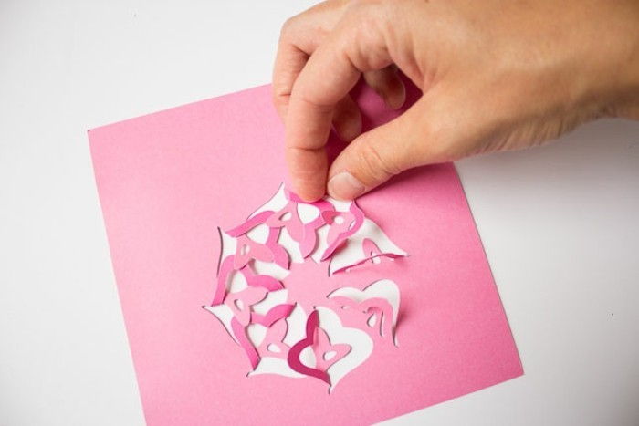 papir rynke rosenrød-modell-map-interessant-utforming
