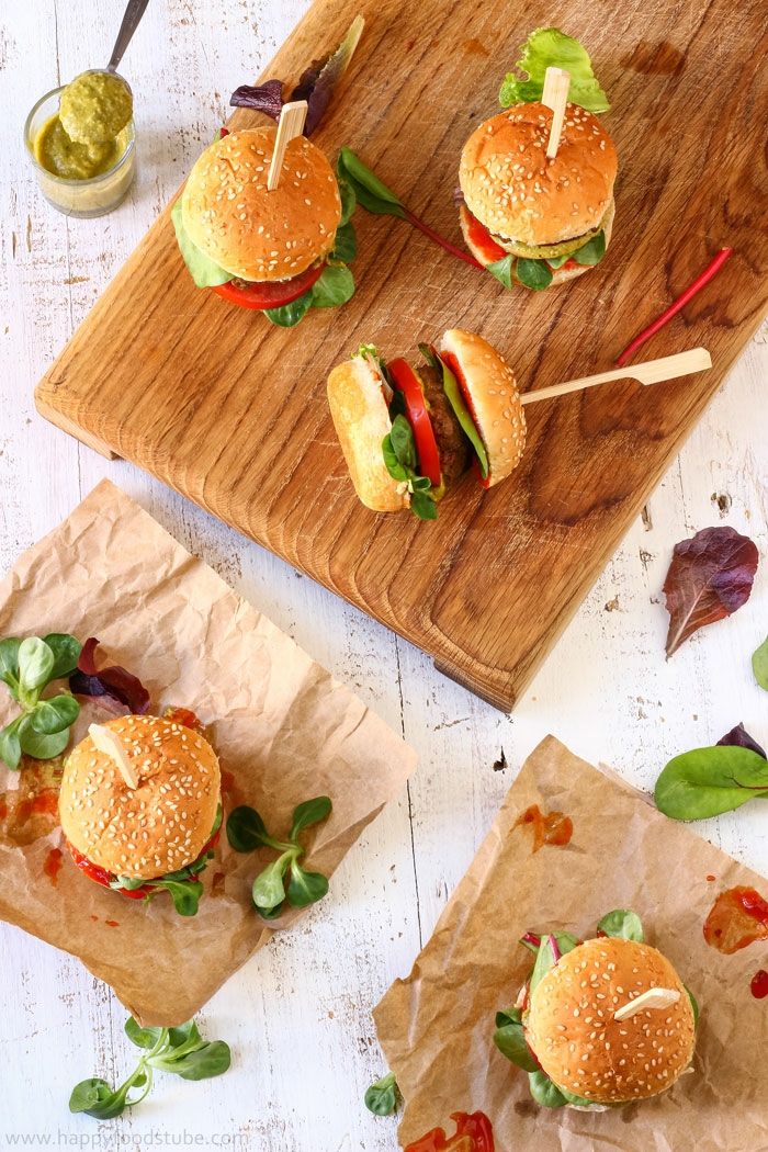 Recept na mini-burger, rýchle a jednoduché recepty na Vašu oslavu, nápady na prsty
