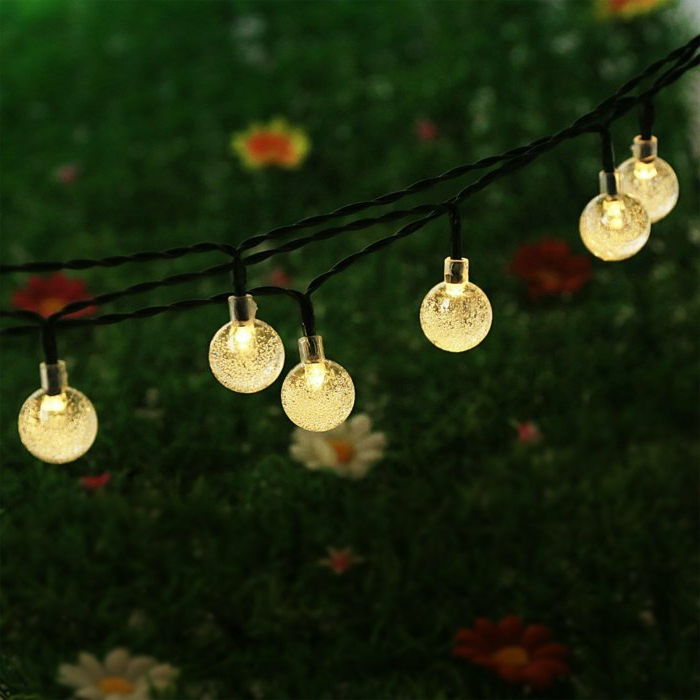 party-lichterkette-vonkajšie záhradné dekorácie lichterkette idea