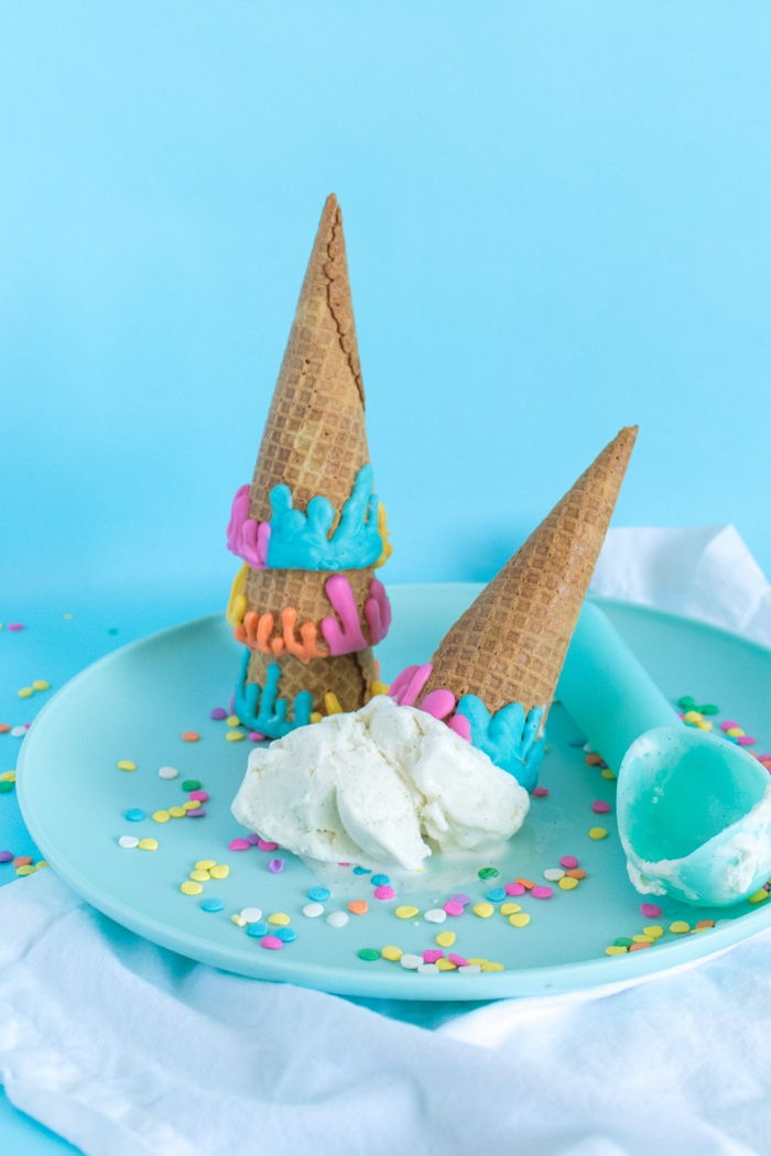 Party recepty pre narodeniny detí, vafle so zmrzlinou, usporiadanie letnej party - skvelé nápady