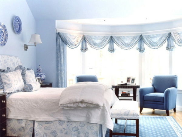 blå sovrum färgscheman, sovrum, färgkombinationer, färgstark design, blått sovrum
