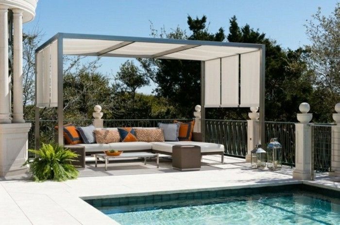 patio-design-with-pergola-pátio-móveis-the-pool