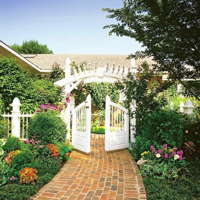 pergola-Garden Gate piękny-ogród