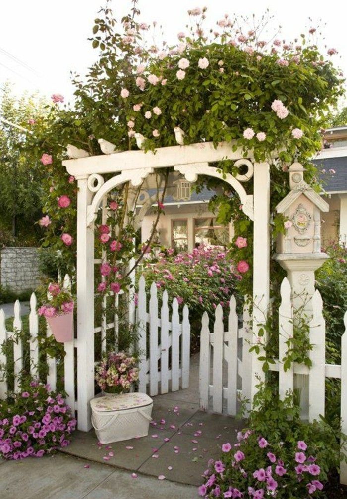 Poarta pergolă-gradina si gard-Rose-arc