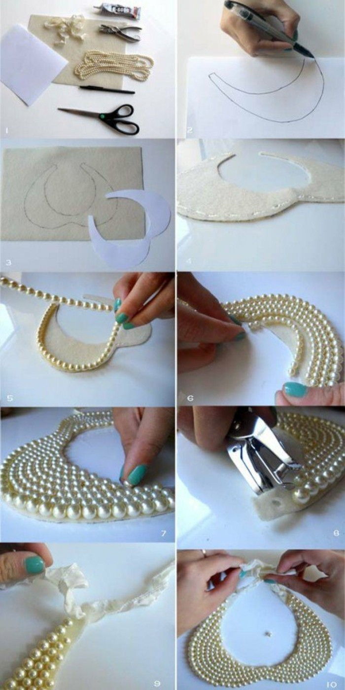 perlové náhrdelníky, self-made-en-manual