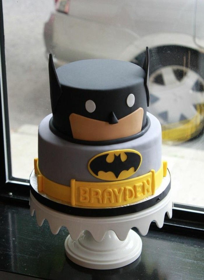 Asmeninės tortas vaikams Gimimo diena Batman