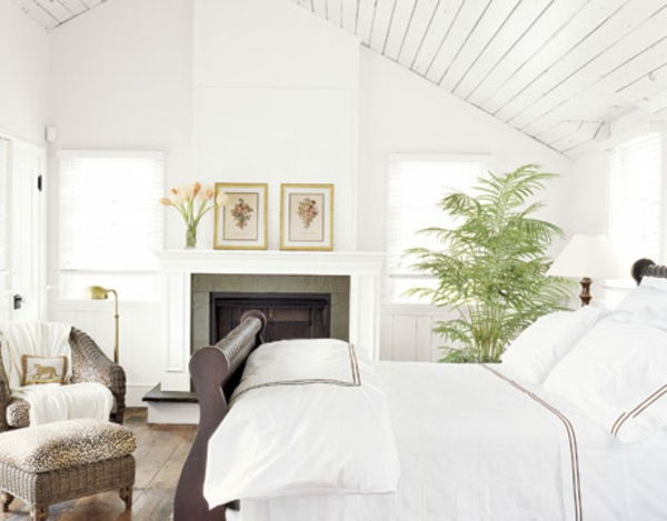 rastlina-in-izbe-pekná biela posteľ-next