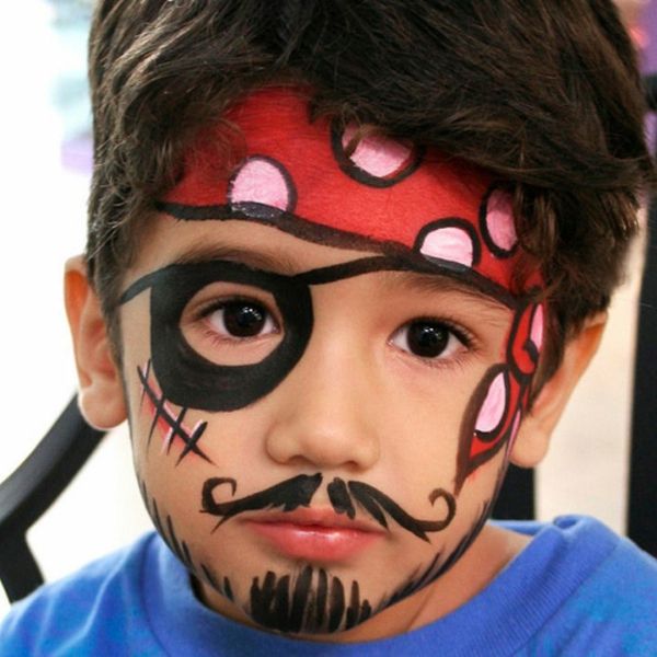 maquiagem pirata - um menino super doce