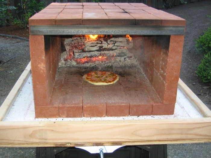 piec do pizzy-own-build-pizzy w piecu z cegły