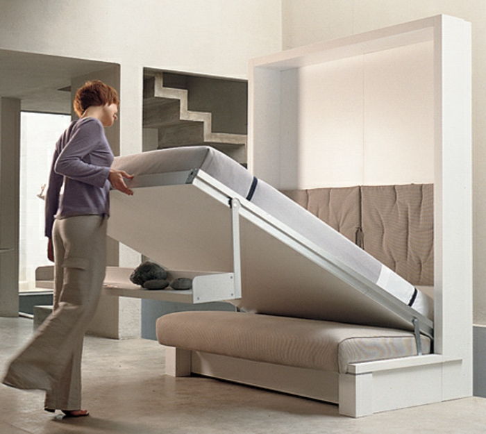 priestorovo úsporné-nábytok-jedinečný bed model