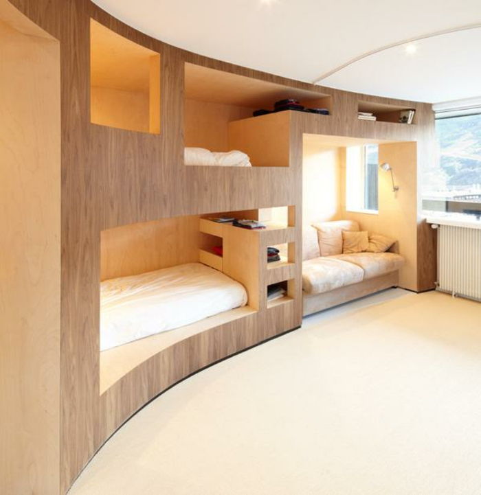 priestorovo úsporné-nábytok vysokej postele super-vyzerať
