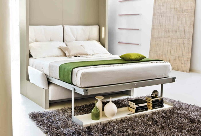 priestorovo úsporné-nábytok-moderné bielo-lôžková