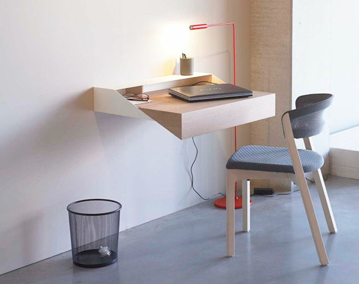 Oszczędność miejsca-biurka-piękne-idee-diy