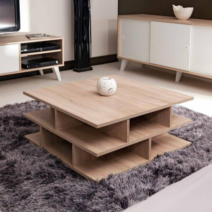 firkantet stue table-med-interessant struktur