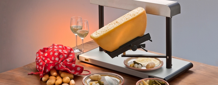 raclett ingredientų idėja virti raclette sūrio tirpstančiu sūriu baltojo vyno