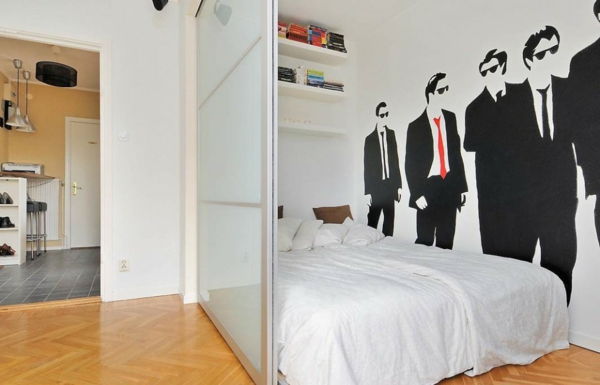 kambario daliklis-m-miegamasis-įdomus sienų dizainas
