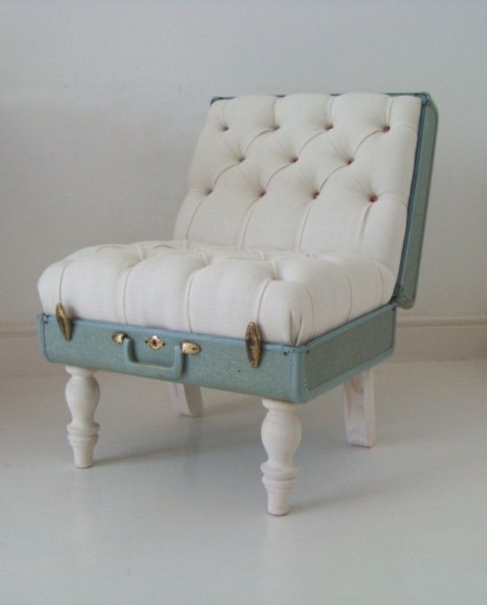 perdirbimas Tinker Retro modelis-balta-kėdė