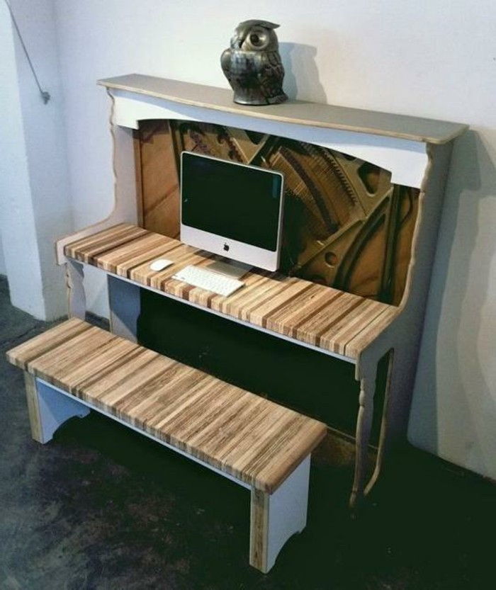 recikliranje pohištvo-privlačen model-desk