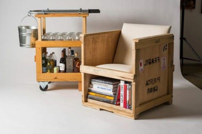 bordet resirkulering møbler super-vakre-modell-stol-off