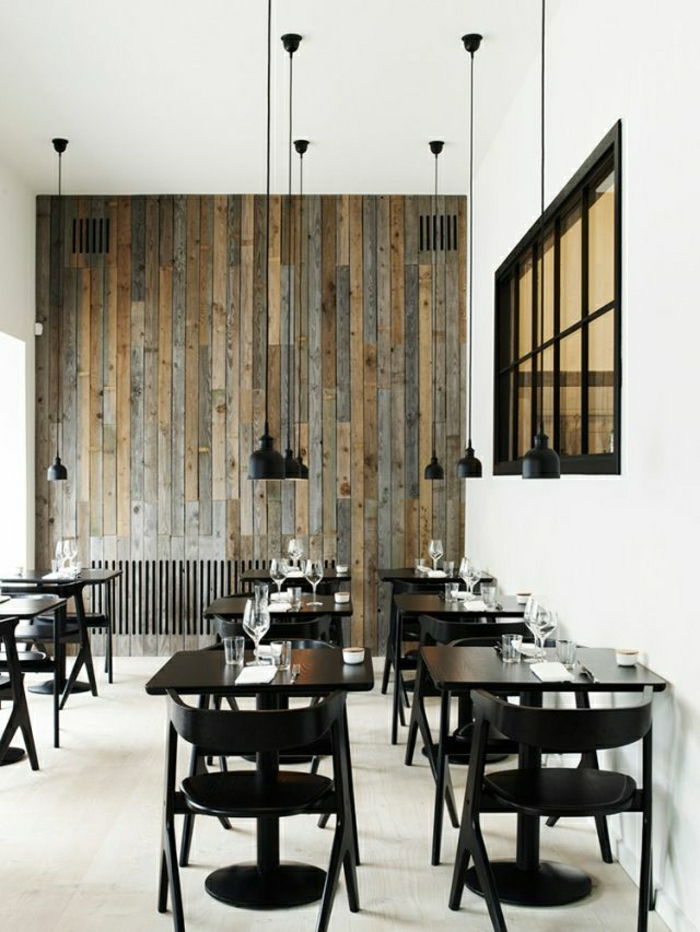 Restavracija steno dizajn-les-lepe-stene-dnevni steno oblikovanje