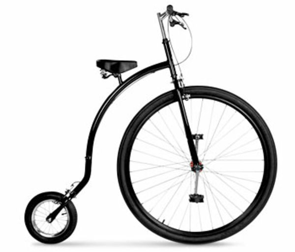 Retro sykler super design - hjul i forskjellige størrelser