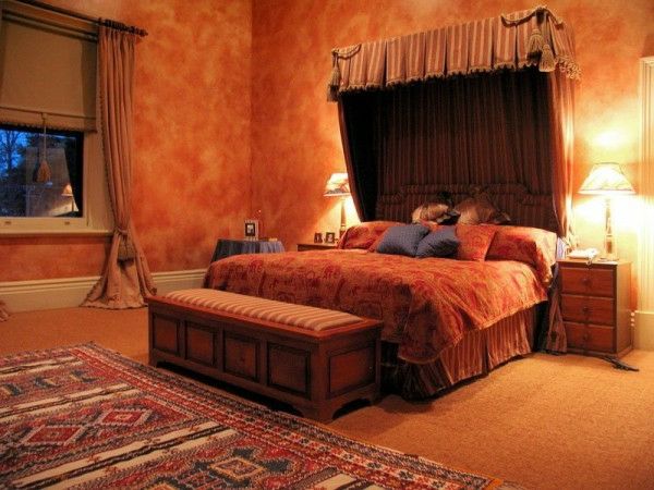 romantic-dormitor-design-o dată paturi-Design