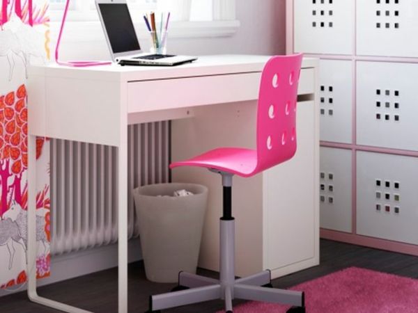 disegno conveniente rosa sedia da scrivania per bambini
