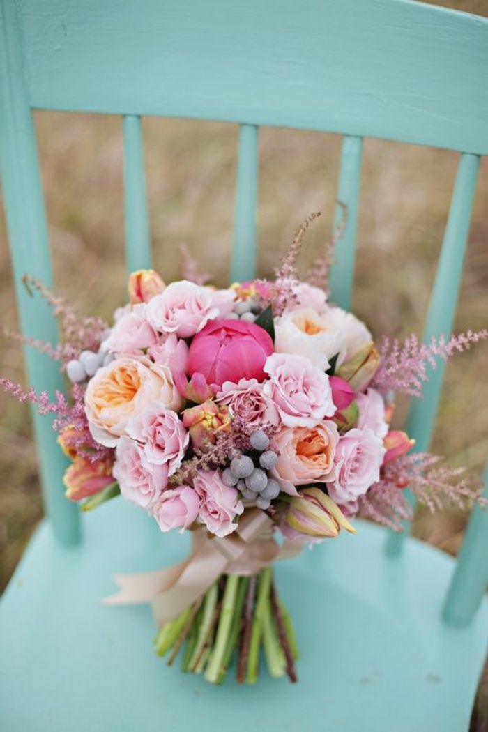 --PINK-buketter-med-vackra-blommig dekoration-deco-med-blommor