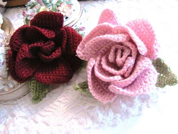 trandafiri-croșetat-frumos-creativ-croșetat-floare