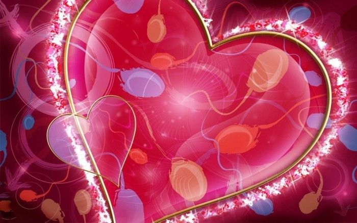 rožnato-design-Valentine ozadje super-srce